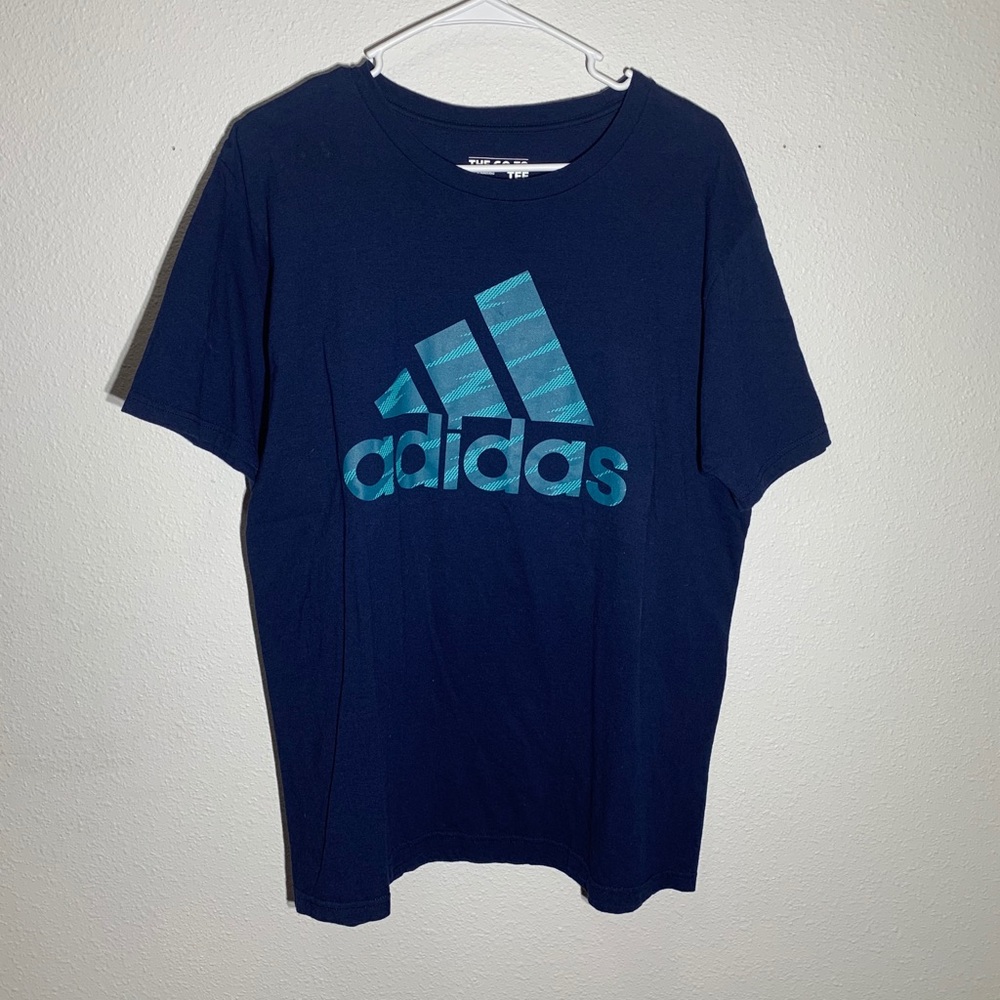 Adidas Navy Graphic Tee